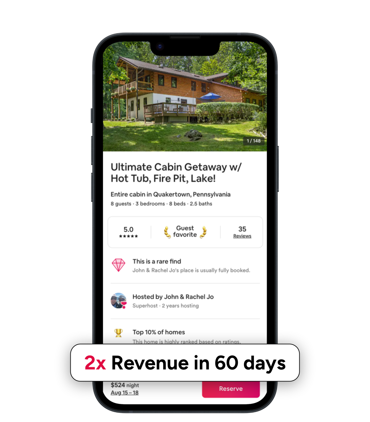 Outlier Client Results  - 2x revenue in 60 days